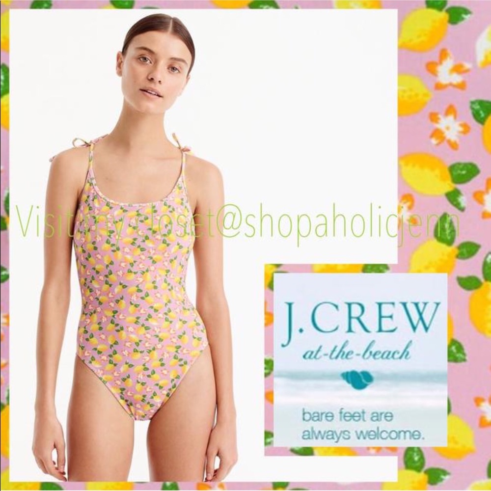 Lemon Print Swimsuit